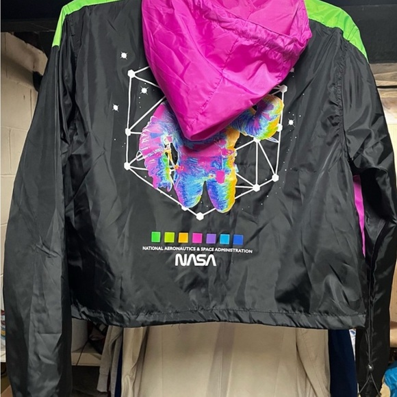NASA Chemistry Black, Green, and Pink Jacket - Picture 2 of 6